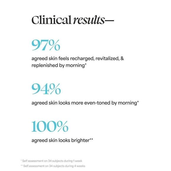 NEW TULA SKINCARE Bedtime Bright Vita-Charge L- overnight brightening treatment - Picture 5 of 10